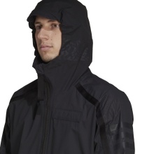 adidas Regenjacke Terrex Utilitas (atmungsaktiv, wasserdicht, 2,5-Lagen) schwarz Herren